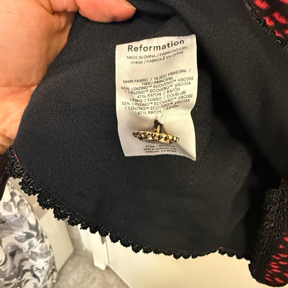 Reformation - Nikky Lace Trim Top - Picture 6 of 7
